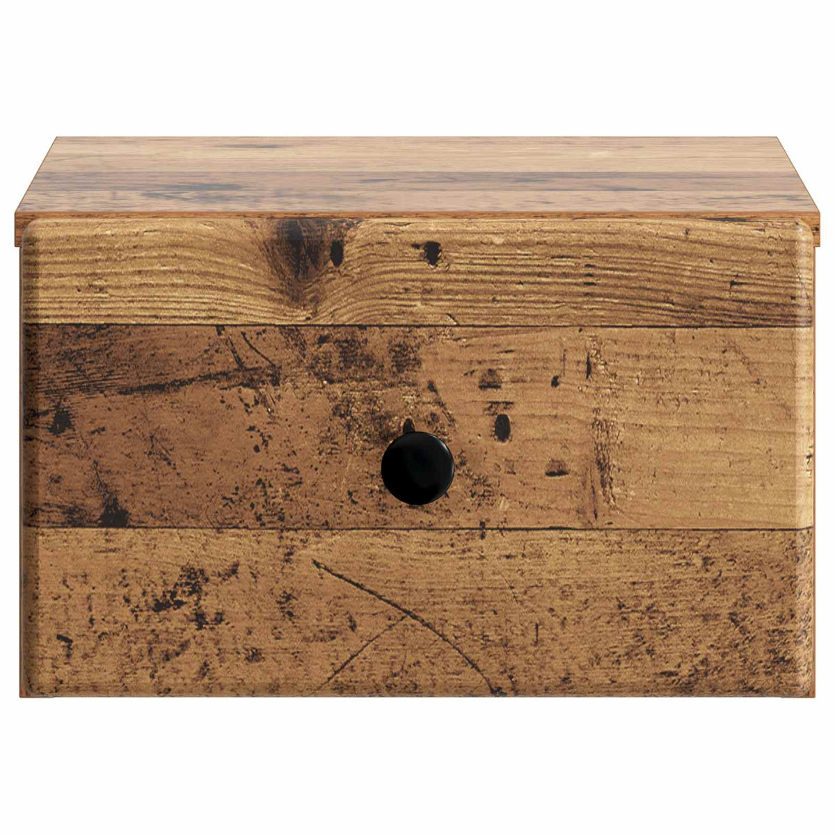 Noćni ormarić za montažu na zid Staro drvo 34,5 x 33 x 20 cm