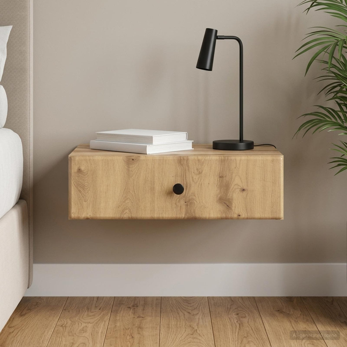 Stolna montirana na zid 59 x 34,5 x 17 cm Konstruirano drvo