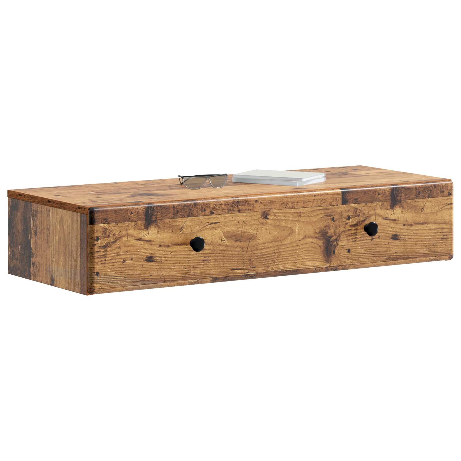 Stolna montirana na zid Staro drvo 87,5 x 34,5 x 17 cm