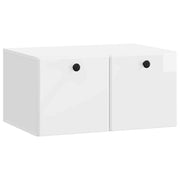 TV ormar za zid 59,5 x 41 x 30 cm Bijela visokog sjaja