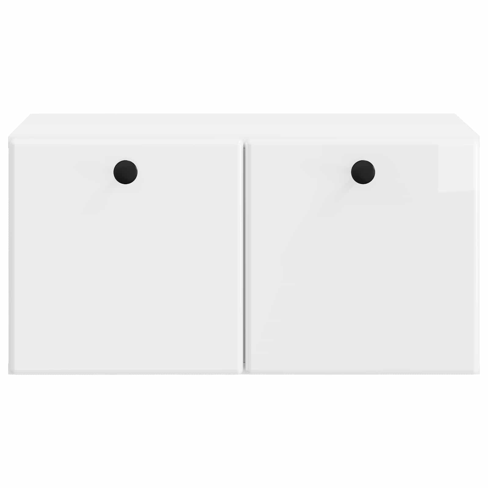 TV ormar za zid 59,5 x 41 x 30 cm Bijela visokog sjaja