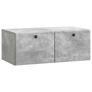 TV ormar za zid 78,5 x 41 x 30 cm Betonska siva