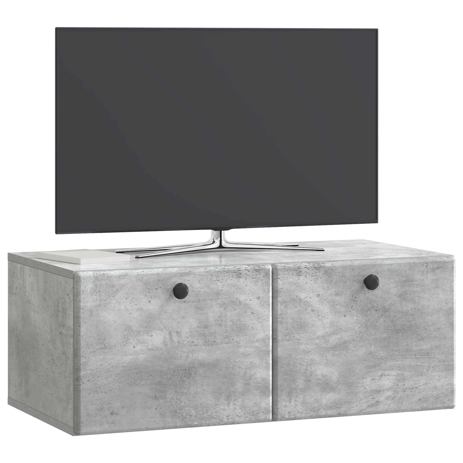 TV ormar za zid 78,5 x 41 x 30 cm Betonska siva