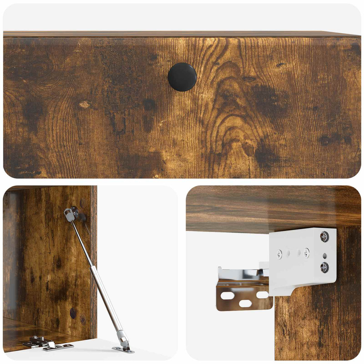 TV ormar za zid 78,5 x 41 x 30 cm Dimljeni hrast