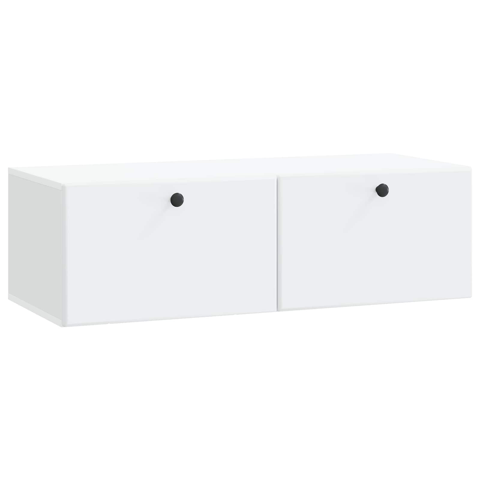 TV ormar za zid 98 x 41 x 30 cm Bijela Konstruirano drvo Zidne
