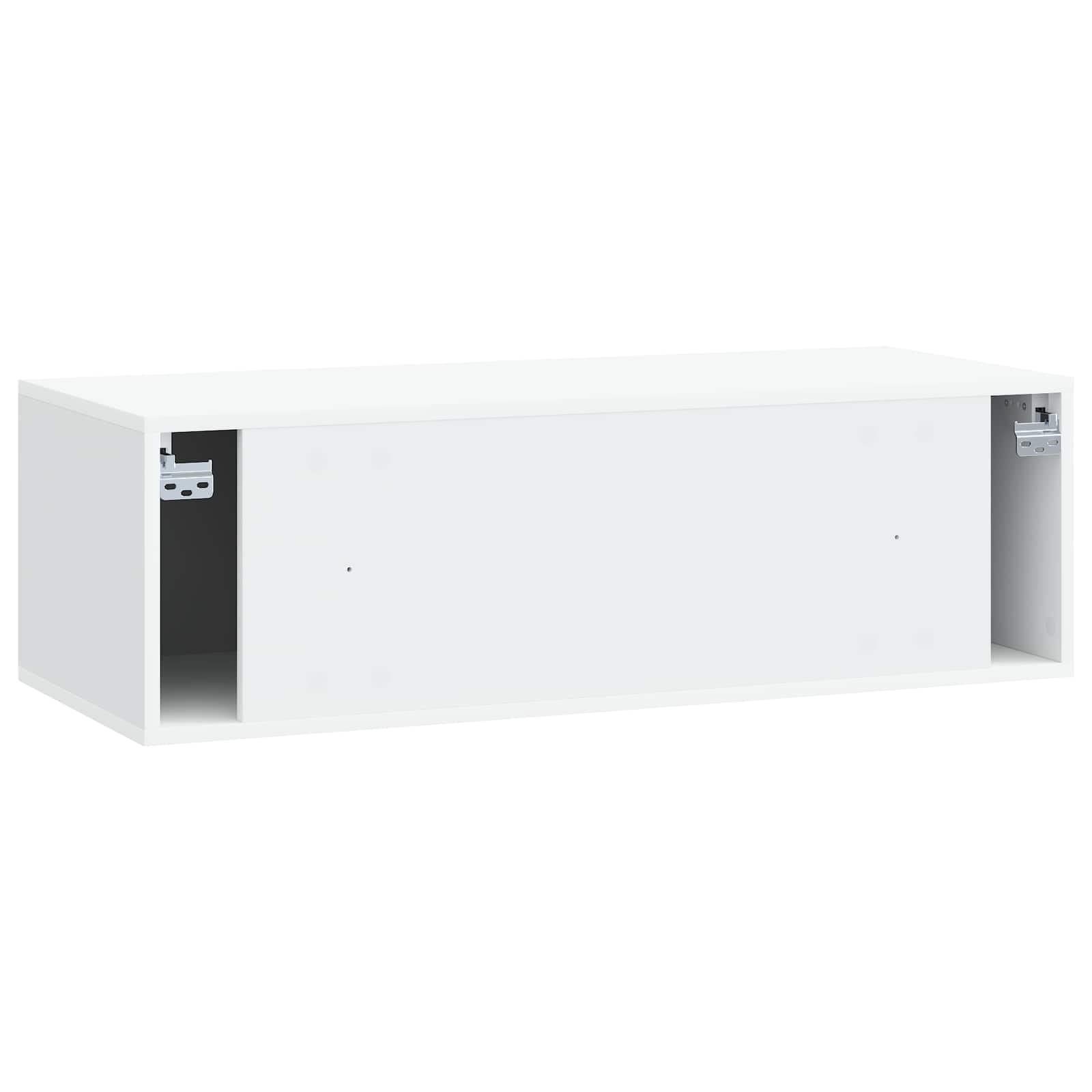 TV ormar za zid 98 x 41 x 30 cm Bijela Konstruirano drvo Zidne