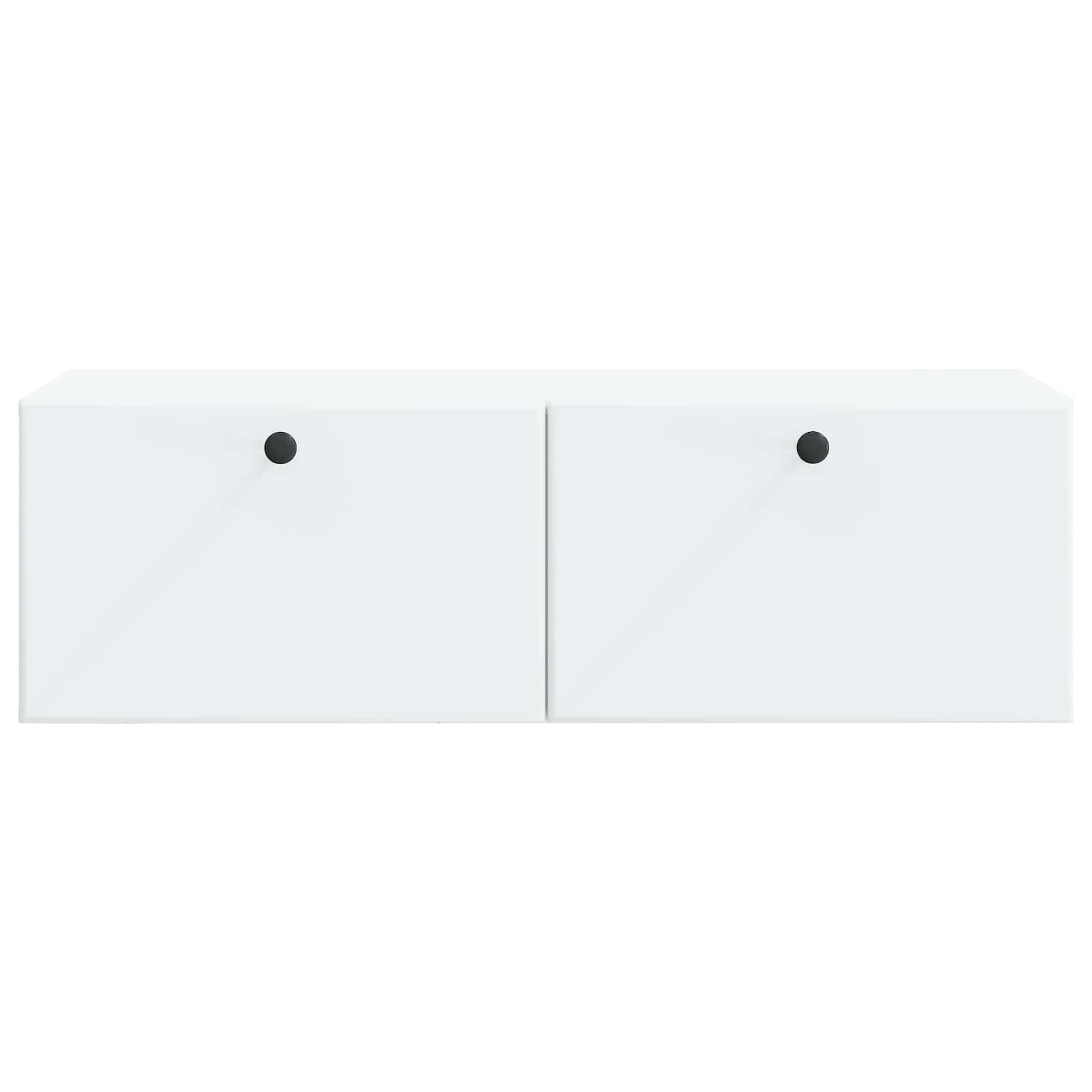 TV ormar za zid 98 x 41 x 30 cm Bijela Konstruirano drvo Zidne