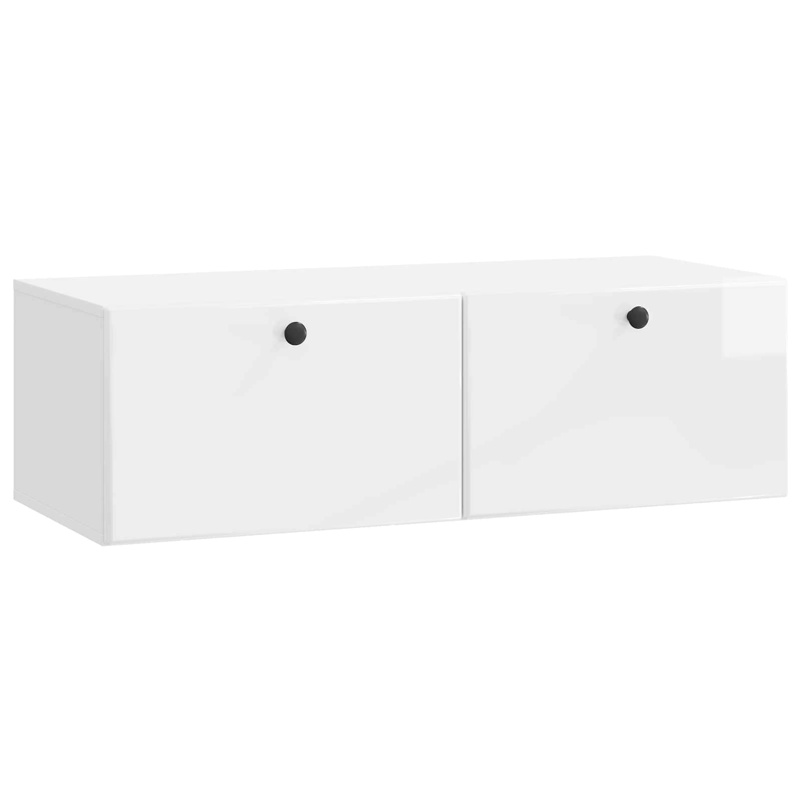 TV ormar za zid 98 x 41 x 30 cm Bijela visokog sjaja