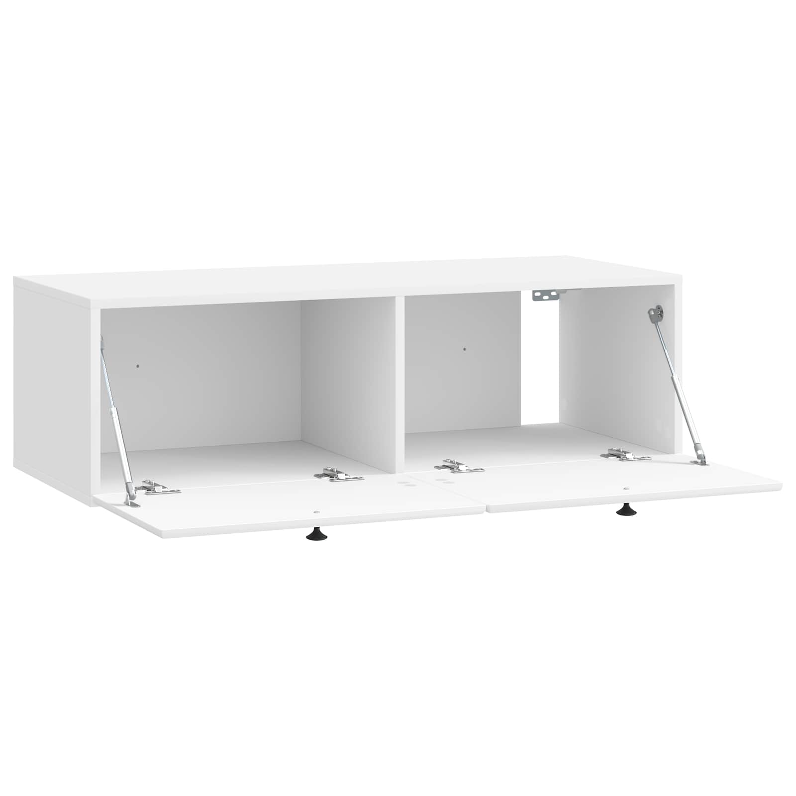 TV ormar za zid 98 x 41 x 30 cm Bijela visokog sjaja