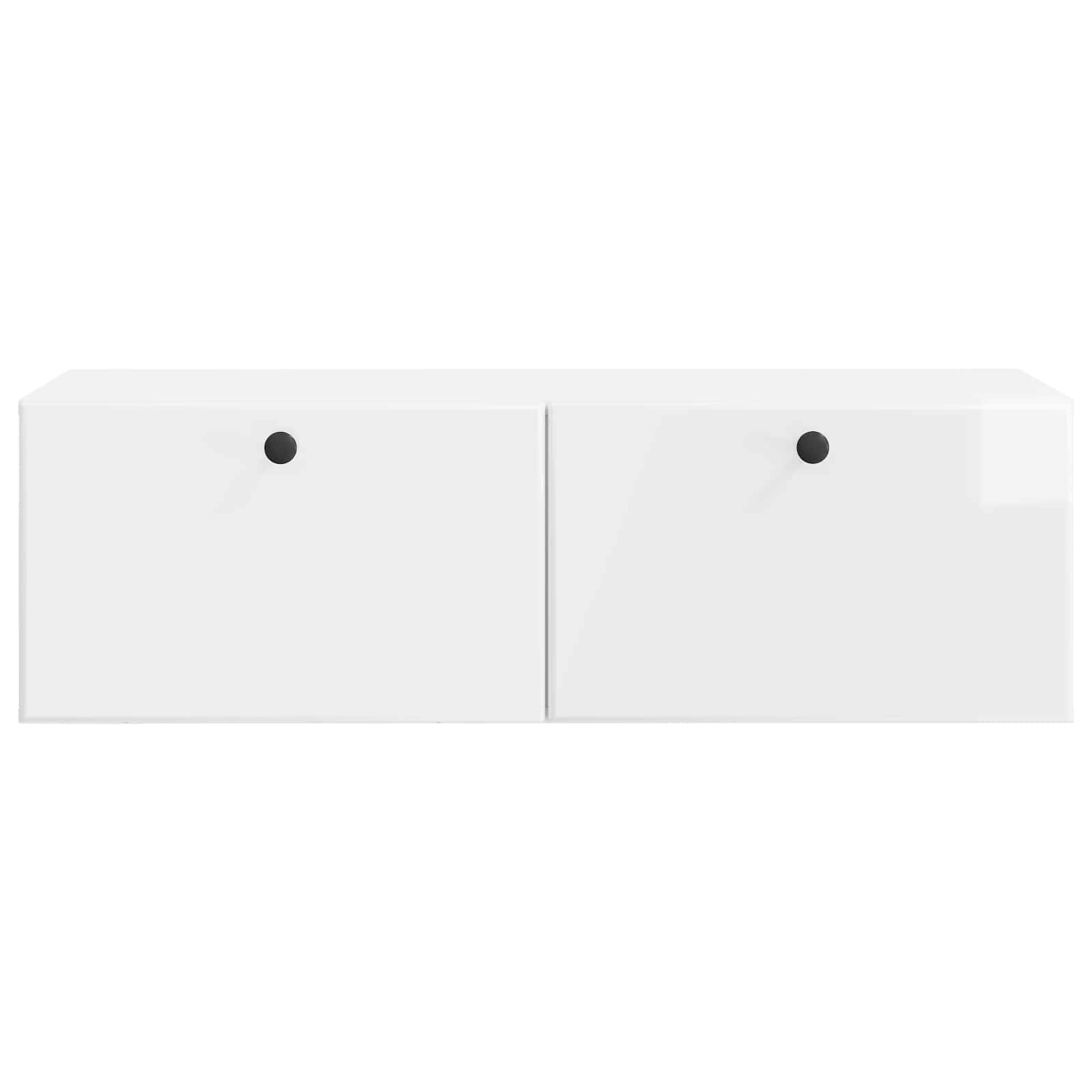 TV ormar za zid 98 x 41 x 30 cm Bijela visokog sjaja