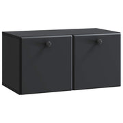 TV ormar za zid 59,5 x 31 x 30 cm Crna Konstruirano drvo Zidne