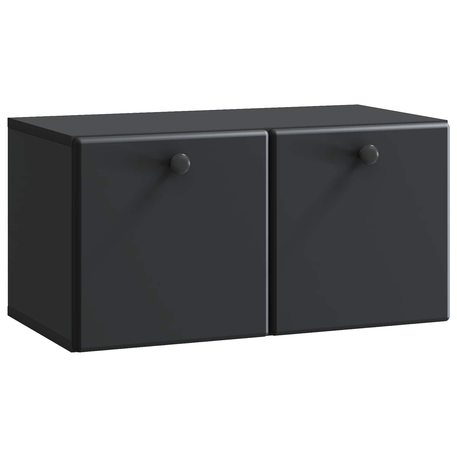 TV ormar za zid 59,5 x 31 x 30 cm Crna Konstruirano drvo Zidne