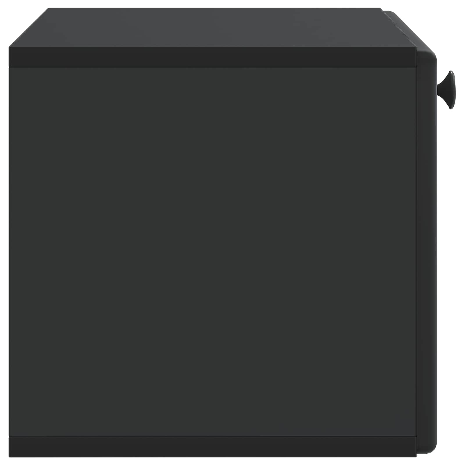 TV ormar za zid 59,5 x 31 x 30 cm Crna Konstruirano drvo Zidne