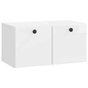 TV ormar za zid 59,5 x 31 x 30 cm Bijela visokog sjaja