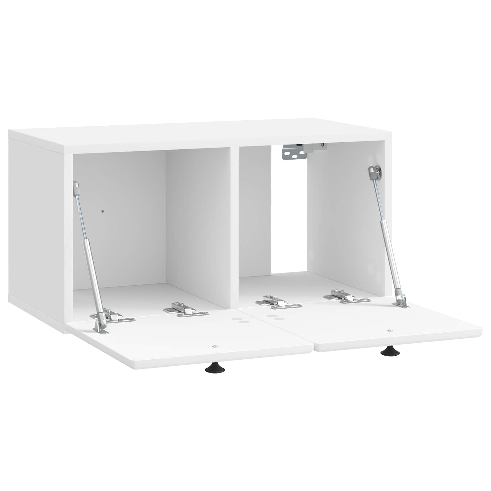 TV ormar za zid 59,5 x 31 x 30 cm Bijela visokog sjaja