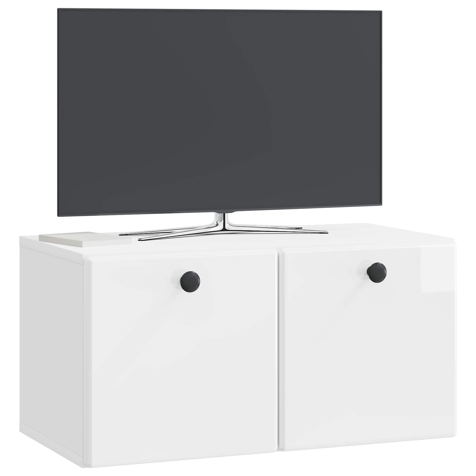 TV ormar za zid 59,5 x 31 x 30 cm Bijela visokog sjaja