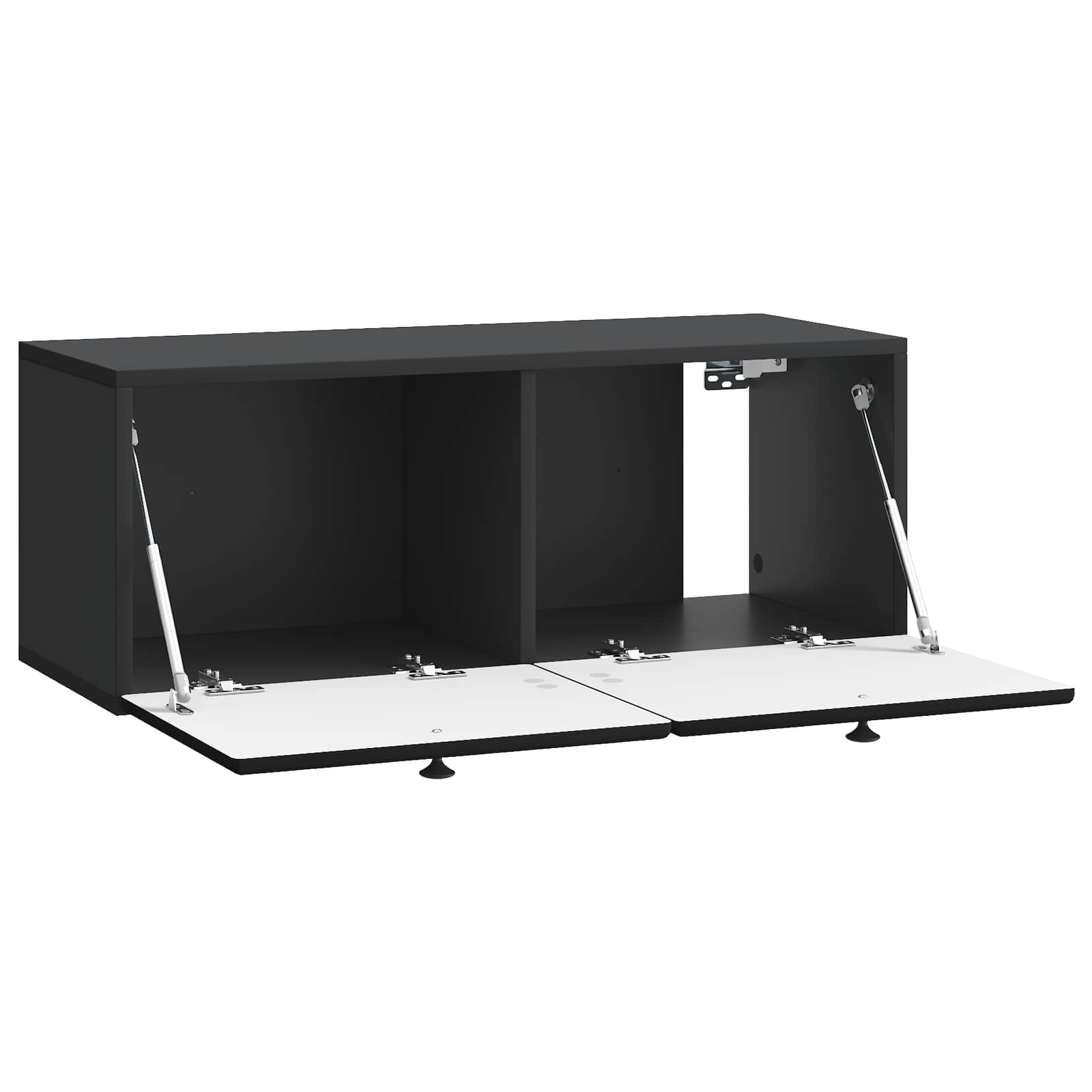 TV ormar za zid 78,5 x 31 x 30 cm Crna Konstruirano drvo Zidne