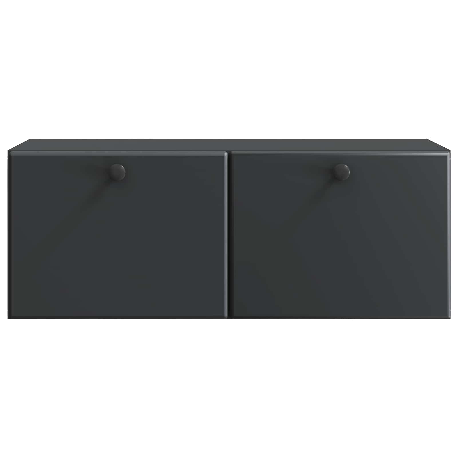 TV ormar za zid 78,5 x 31 x 30 cm Crna Konstruirano drvo Zidne