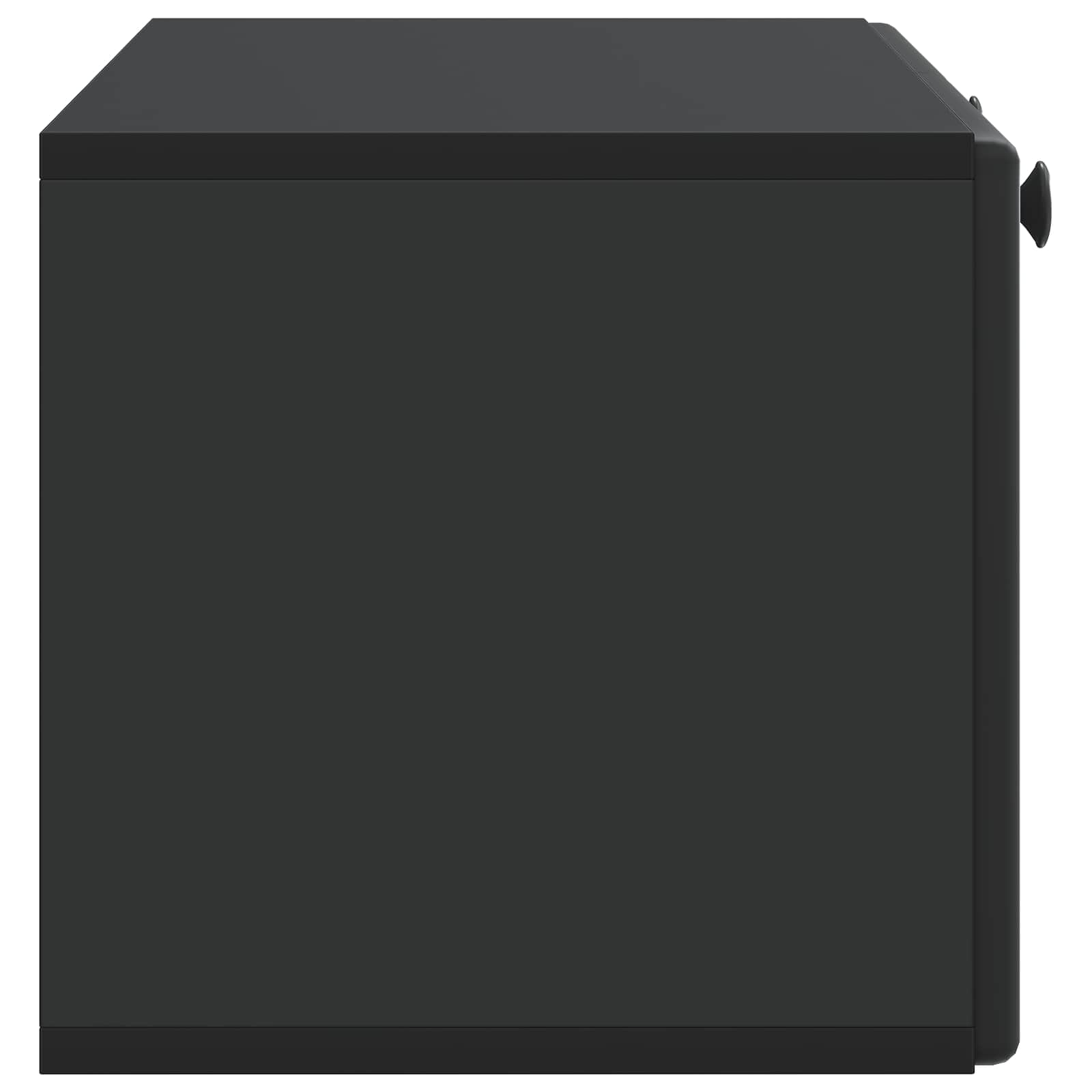 TV ormar za zid 78,5 x 31 x 30 cm Crna Konstruirano drvo Zidne