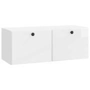 TV ormar za zid 78,5 x 31 x 30 cm Bijela visokog sjaja