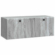TV ormar za zid 78,5 x 31 x 30 cm Siva Sonoma Konstruirano drvo