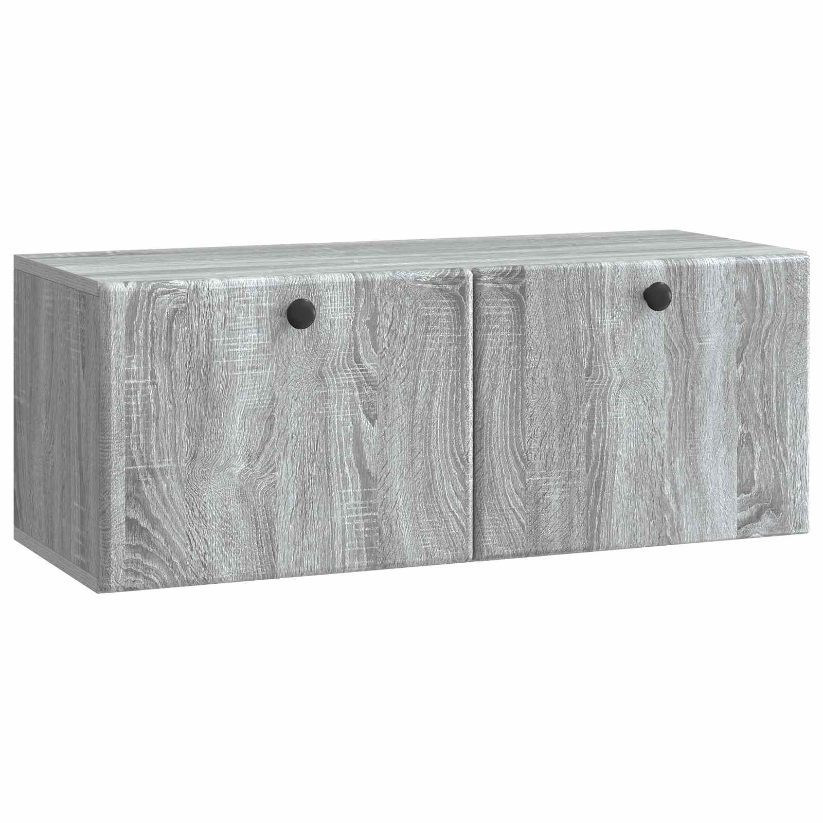 TV ormar za zid 78,5 x 31 x 30 cm Siva Sonoma Konstruirano drvo