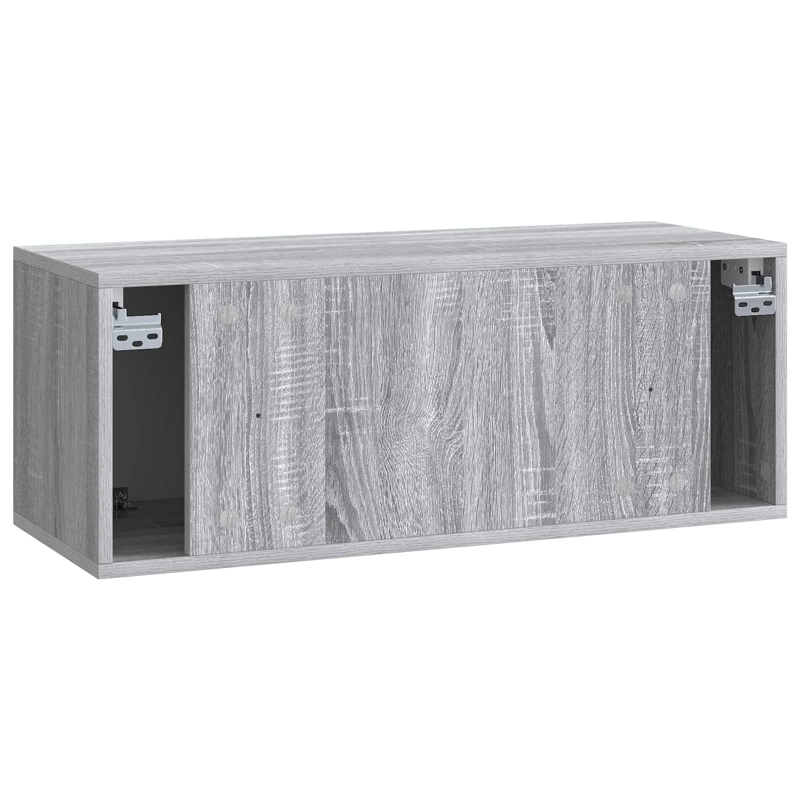 TV ormar za zid 78,5 x 31 x 30 cm Siva Sonoma Konstruirano drvo