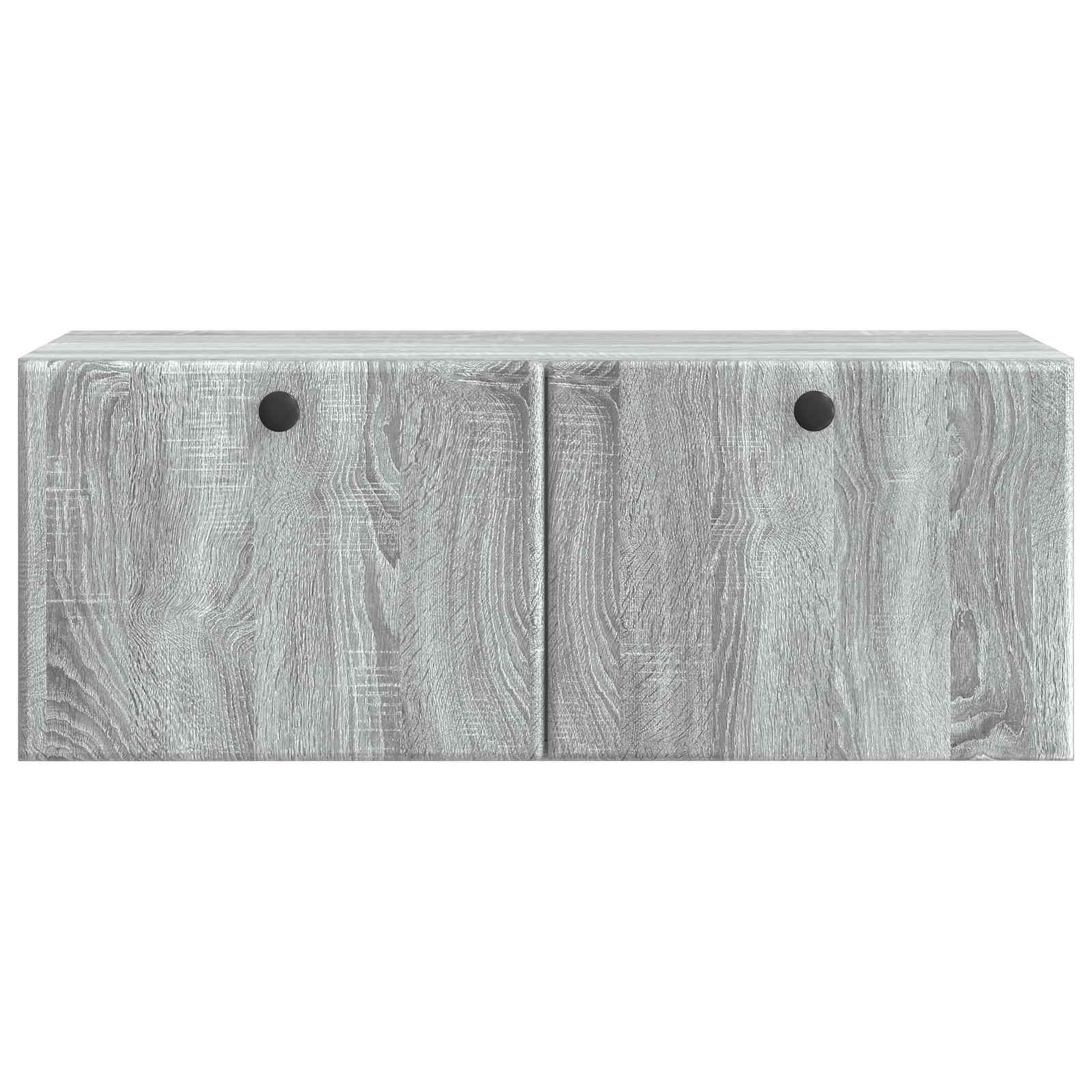 TV ormar za zid 78,5 x 31 x 30 cm Siva Sonoma Konstruirano drvo
