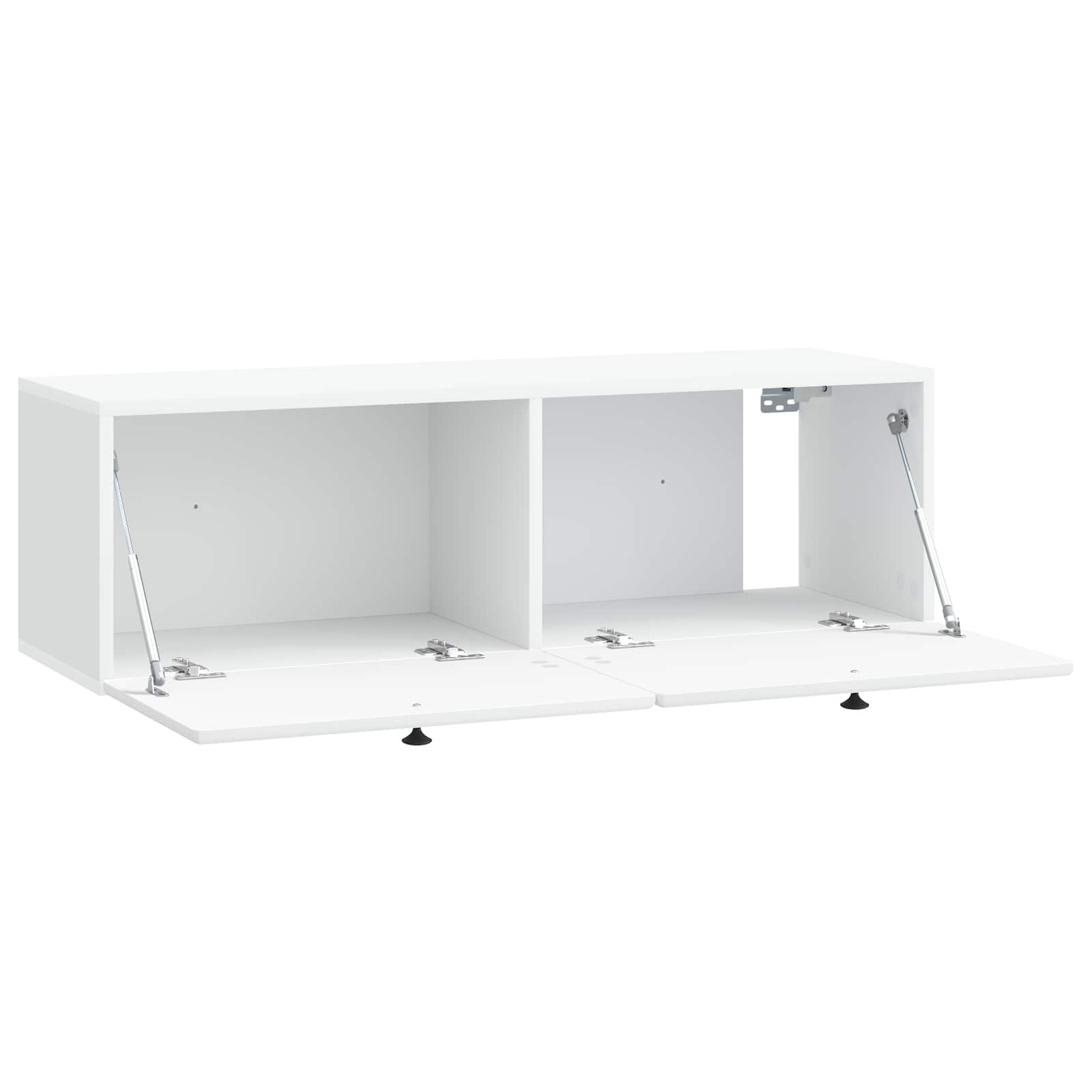 TV ormar za zid 98 x 31 x 30 cm Bijela Konstruirano drvo Zidne