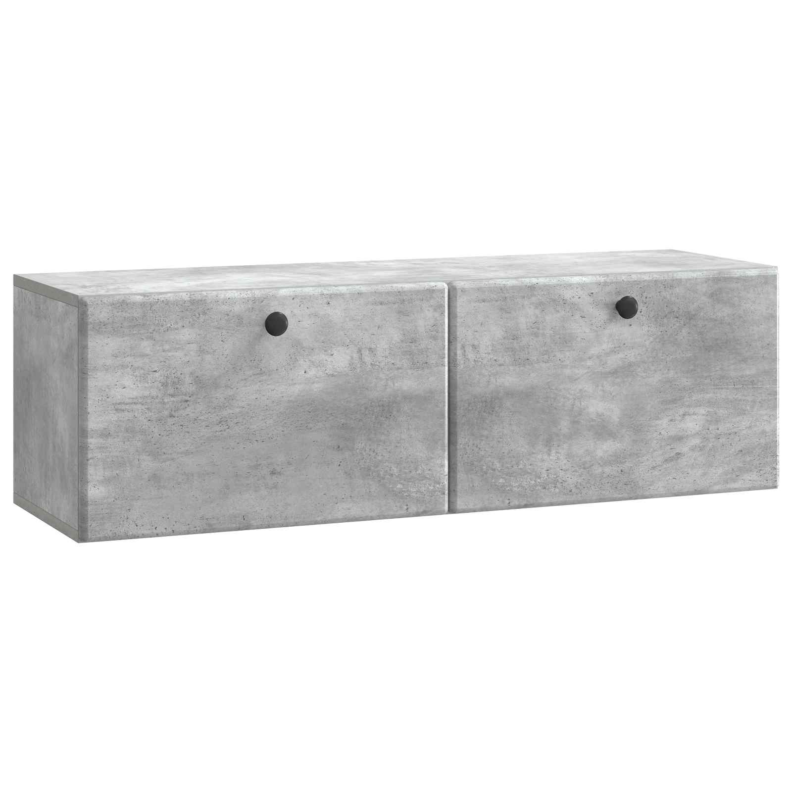 TV ormar za zid 98 x 31 x 30 cm Betonska siva Konstruirano drvo