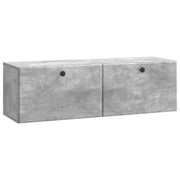 TV ormar za zid 98 x 31 x 30 cm Betonska siva Konstruirano drvo