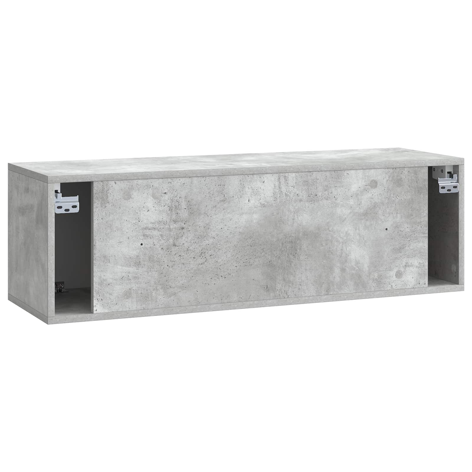 TV ormar za zid 98 x 31 x 30 cm Betonska siva Konstruirano drvo
