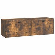 TV ormar za zid 98 x 31 x 30 cm Dimljeni hrast