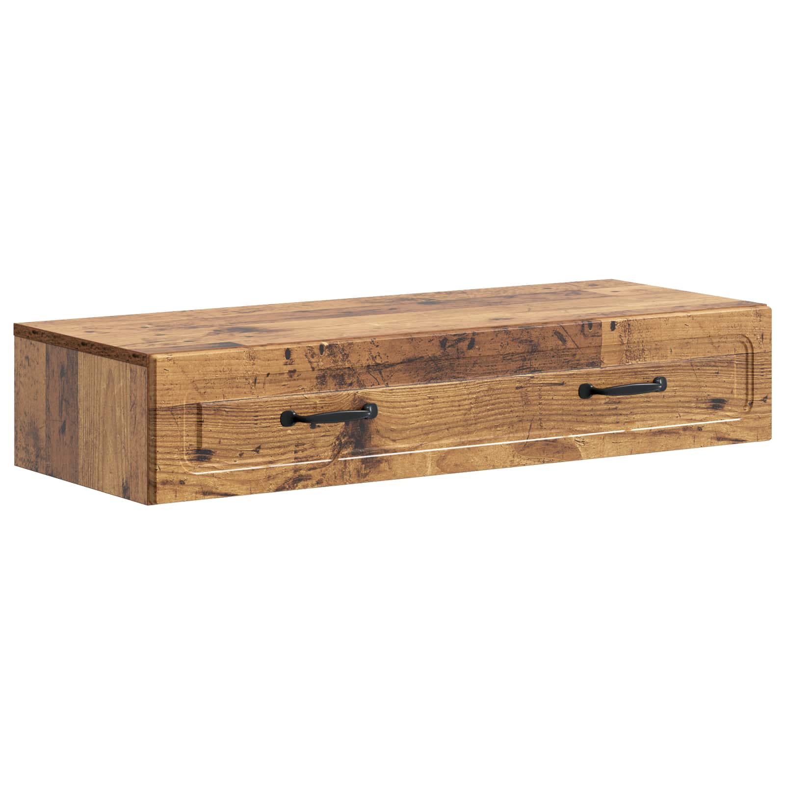 Stolna montirana na zid Staro drvo 87,5 x 34,5 x 17 cm