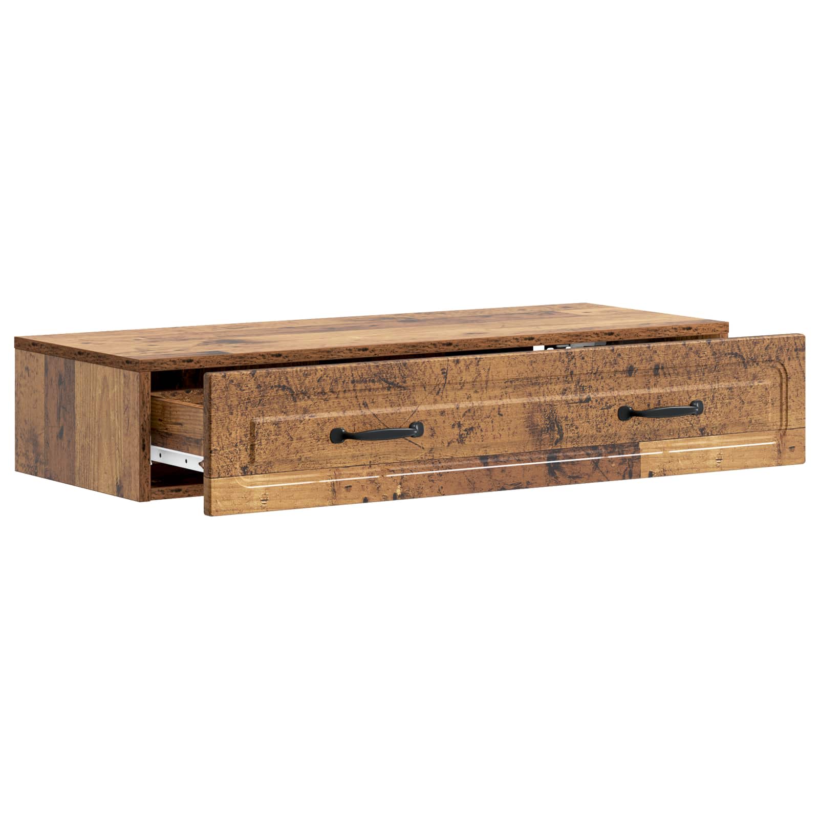 Stolna montirana na zid Staro drvo 87,5 x 34,5 x 17 cm