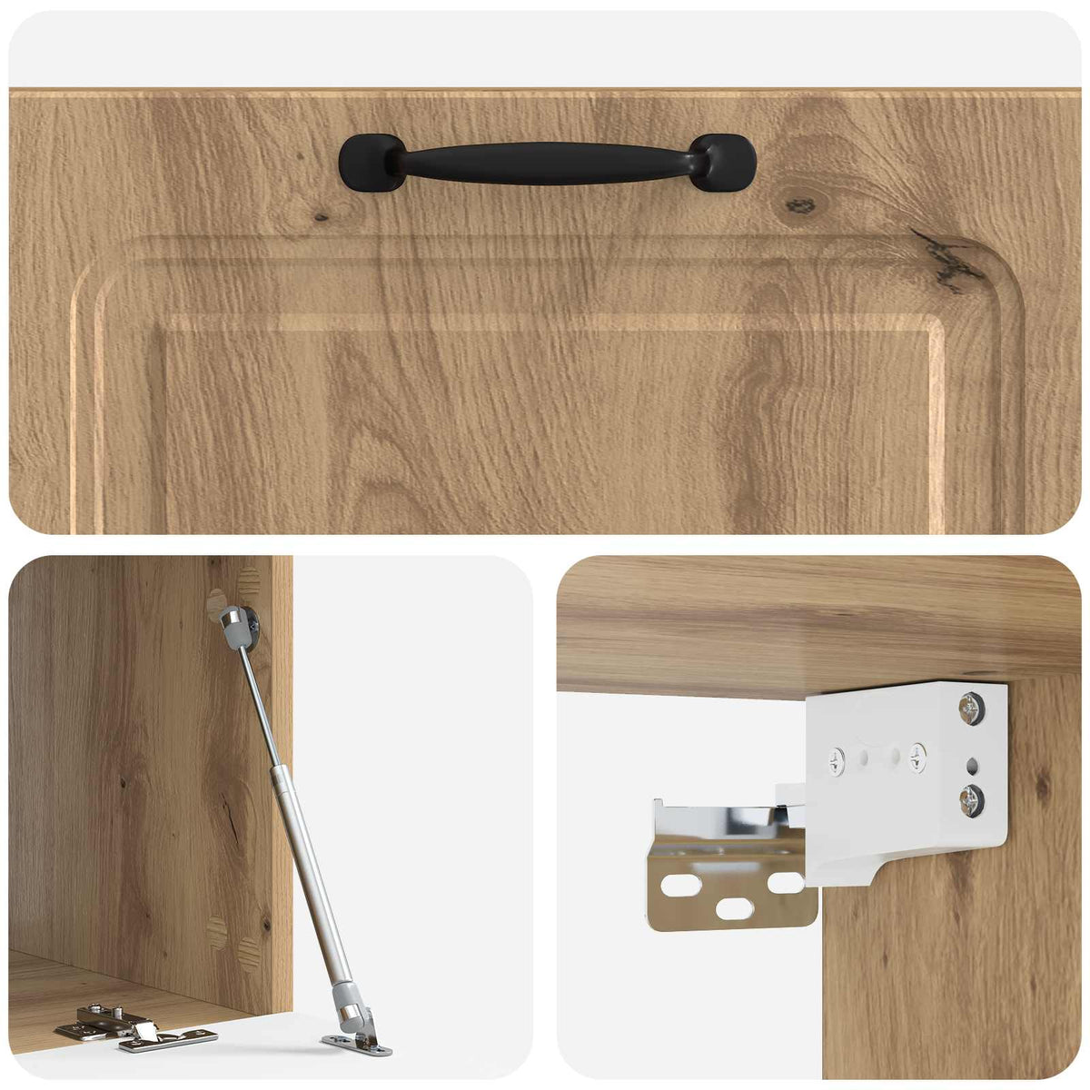 TV ormar za zid 78,5 x 41 x 30 cm Hrast artisan