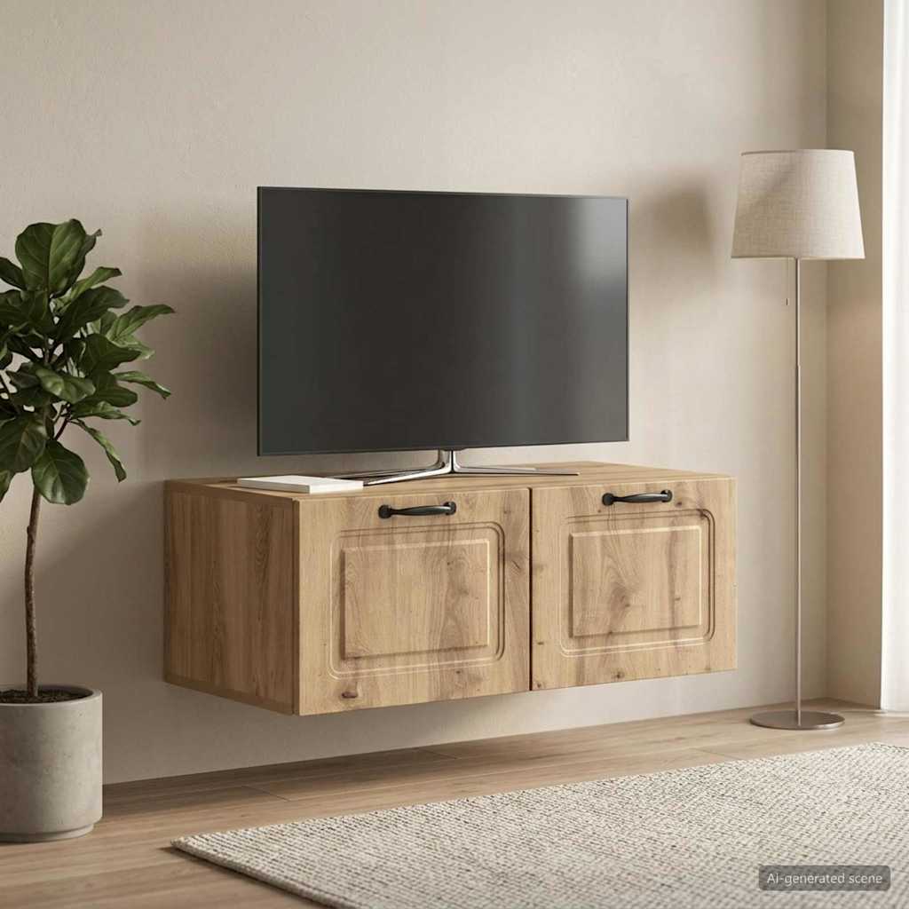 TV ormar za zid 78,5 x 41 x 30 cm Hrast artisan