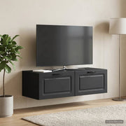 TV ormar za zid Zidne Crna 98 x 41 x 30 cm Konstruirano drvo