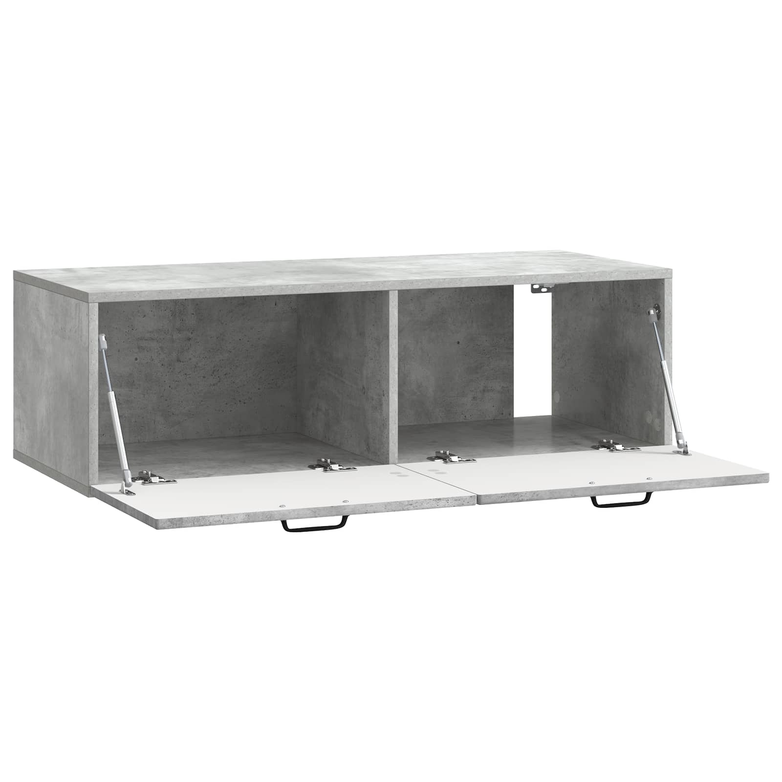 TV ormar za zid Betonska siva 98 x 41 x 30 cm Konstruirano drvo