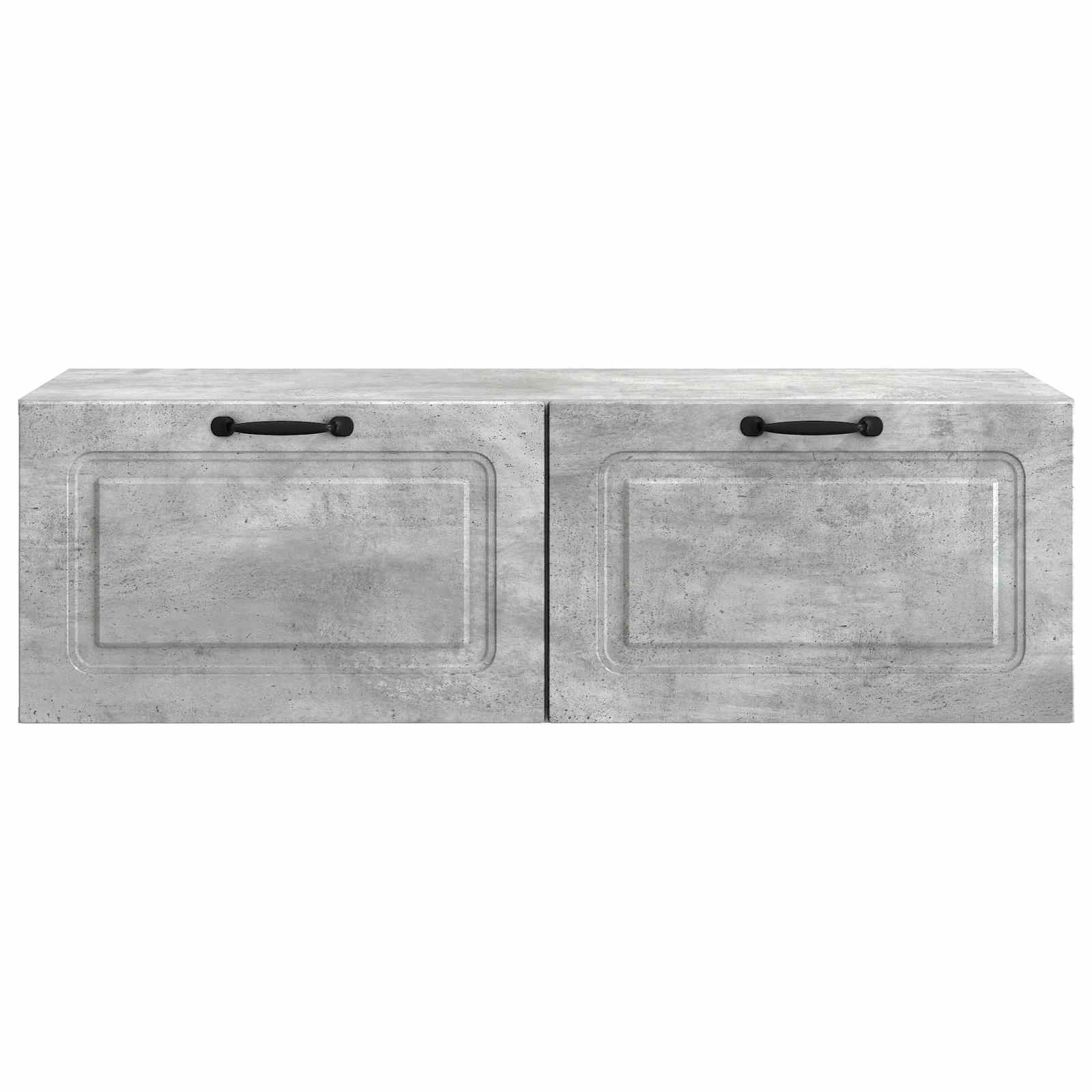 TV ormar za zid Betonska siva 98 x 41 x 30 cm Konstruirano drvo