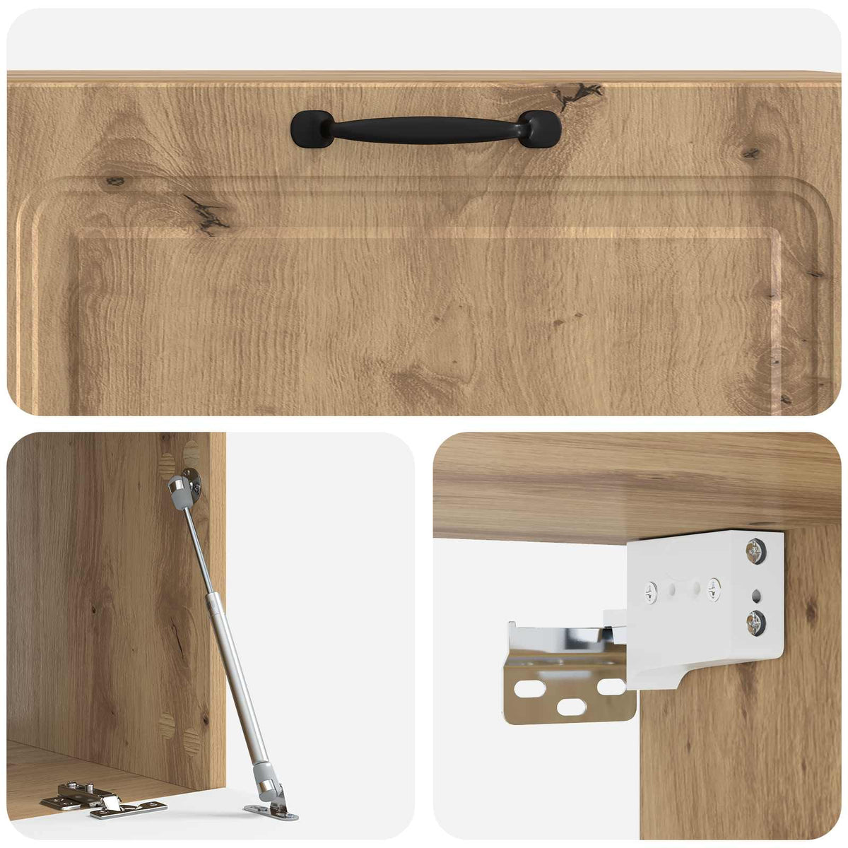 TV ormar za zid 98 x 41 x 30 cm Hrast artisan Konstruirano drvo