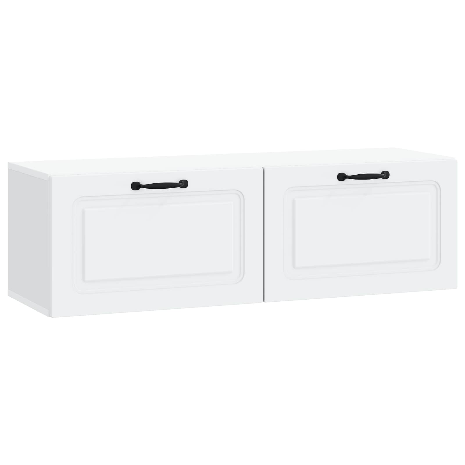 TV ormar za zid Zidne Bijela 98 x 31 x 30 cm Konstruirano drvo