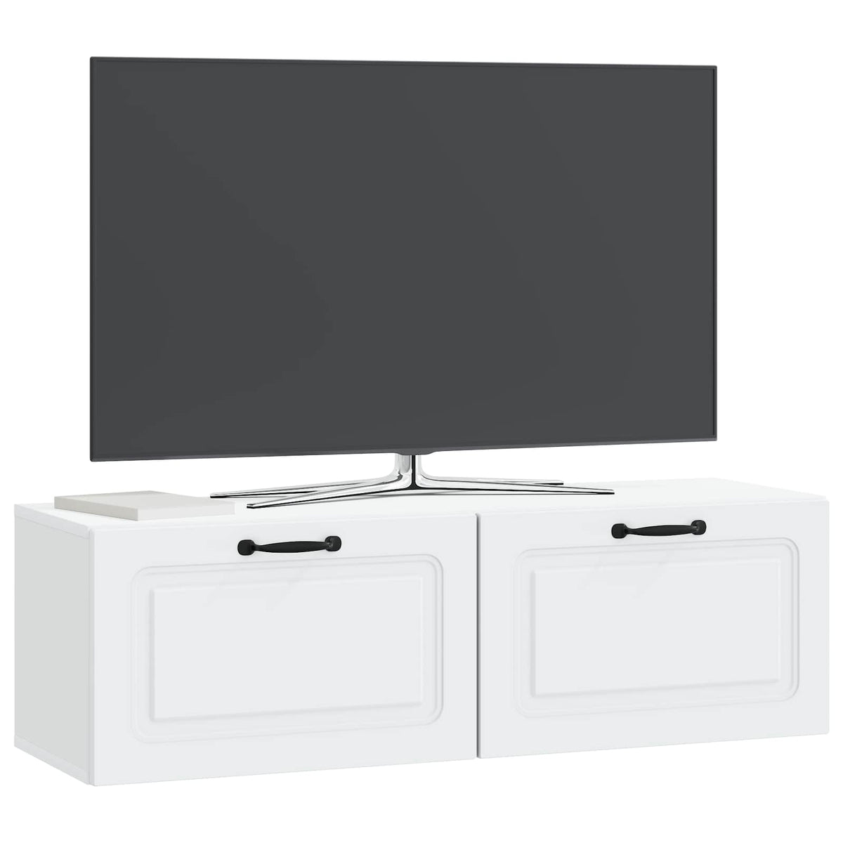 TV ormar za zid Zidne Bijela 98 x 31 x 30 cm Konstruirano drvo