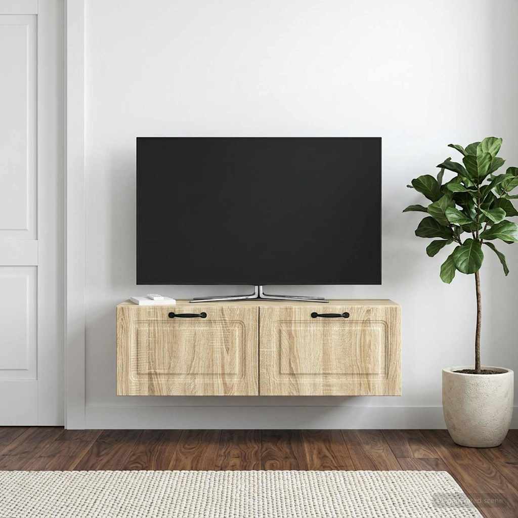 TV ormar za zid Hrast sonoma 98 x 31 x 30 cm Konstruirano drvo