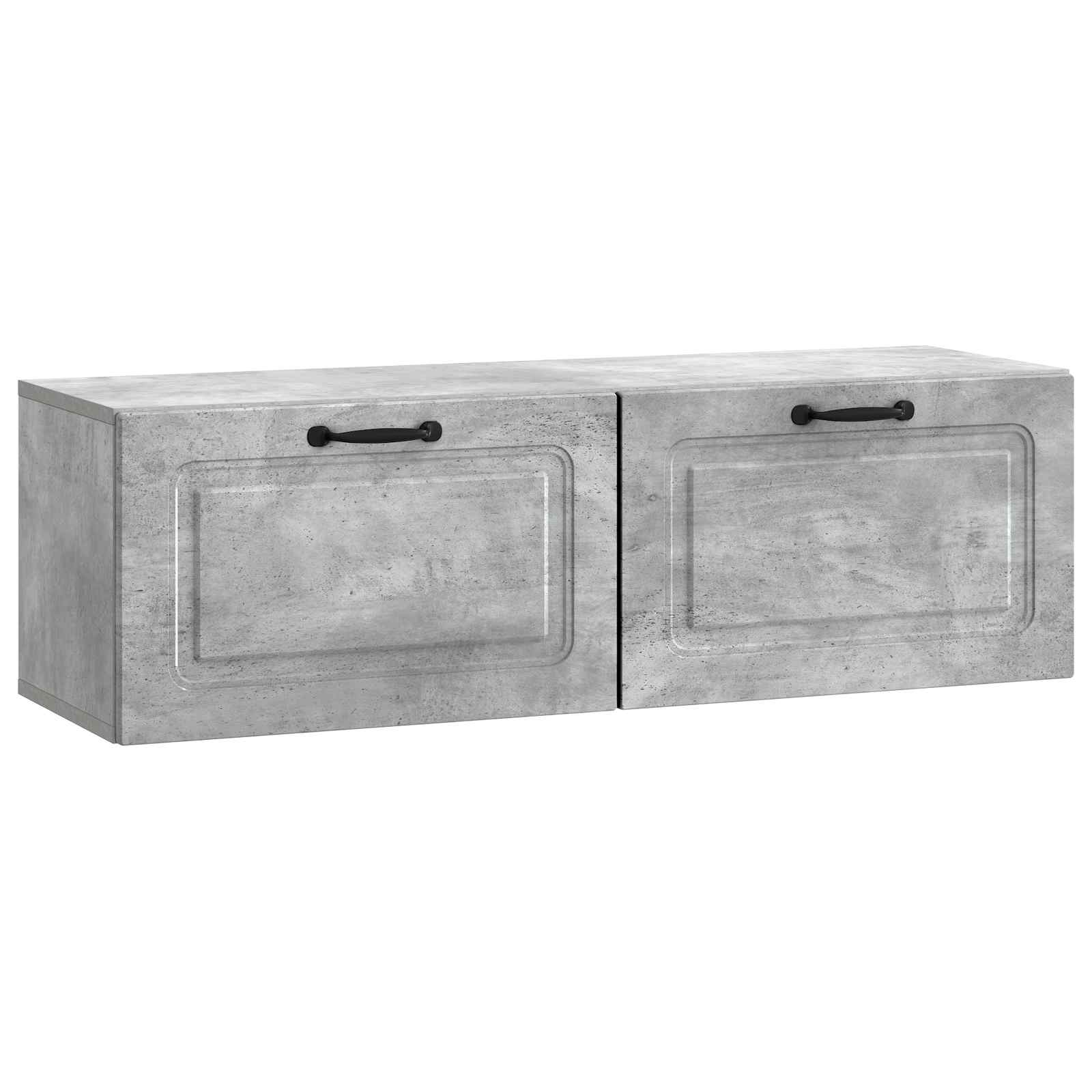TV ormar za zid Betonska siva 98 x 31 x 30 cm Konstruirano drvo