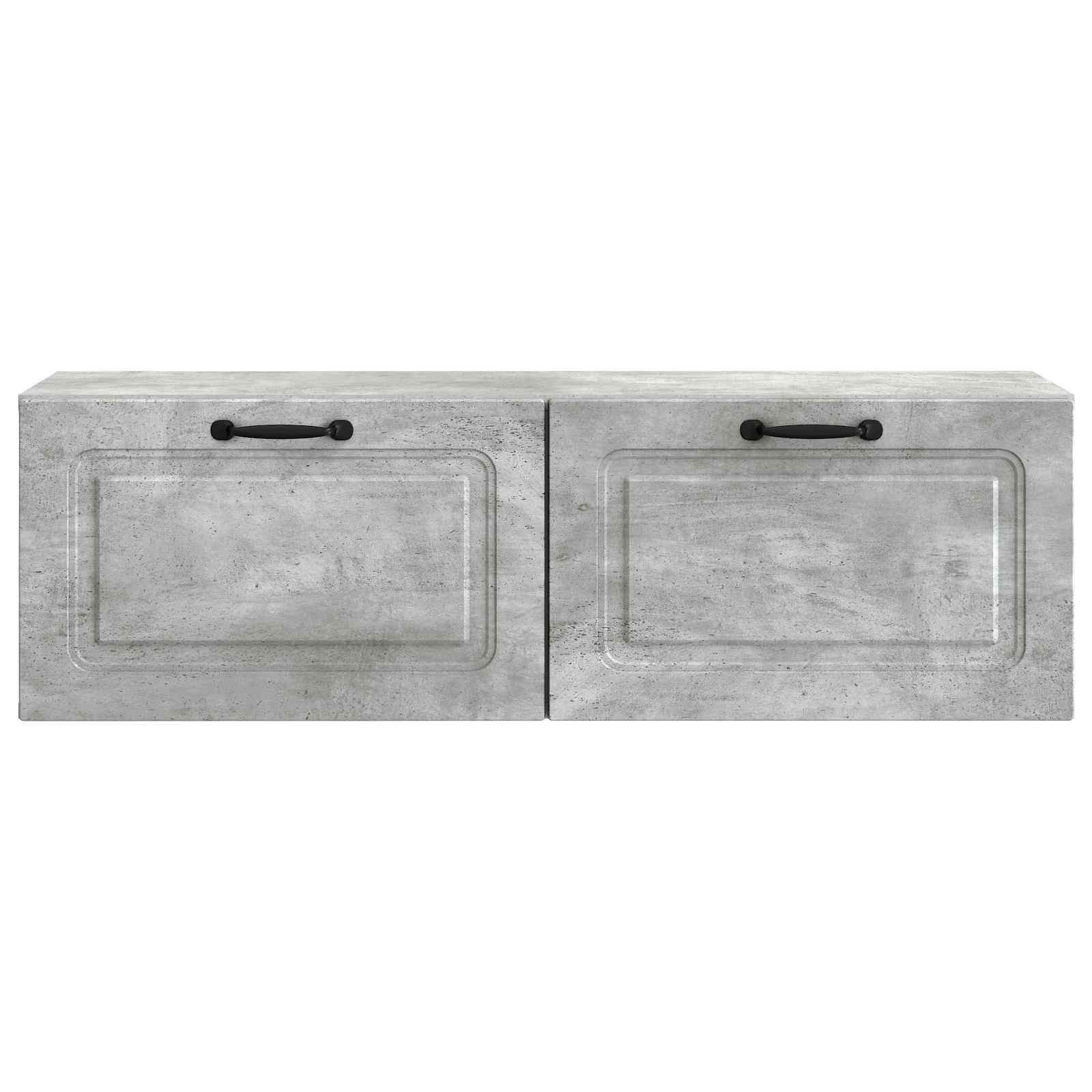 TV ormar za zid Betonska siva 98 x 31 x 30 cm Konstruirano drvo