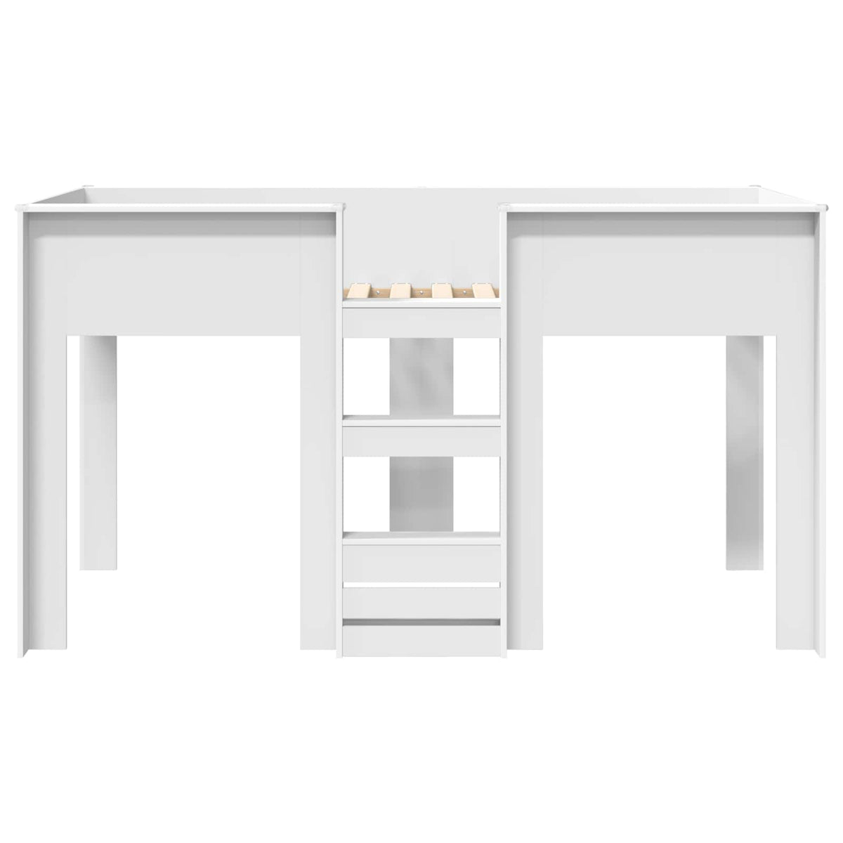 Krevet na kat za djecu Bijelo 90 x 190 cm Konstruirano drvo