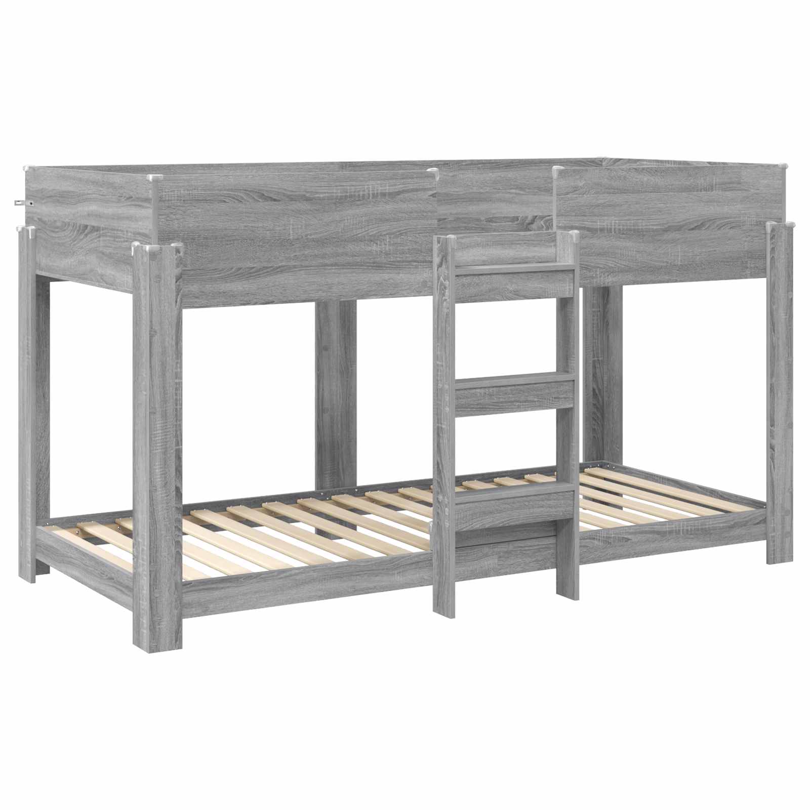 Krevet na kat za djecu Siva Sonoma 90 x 190 cm