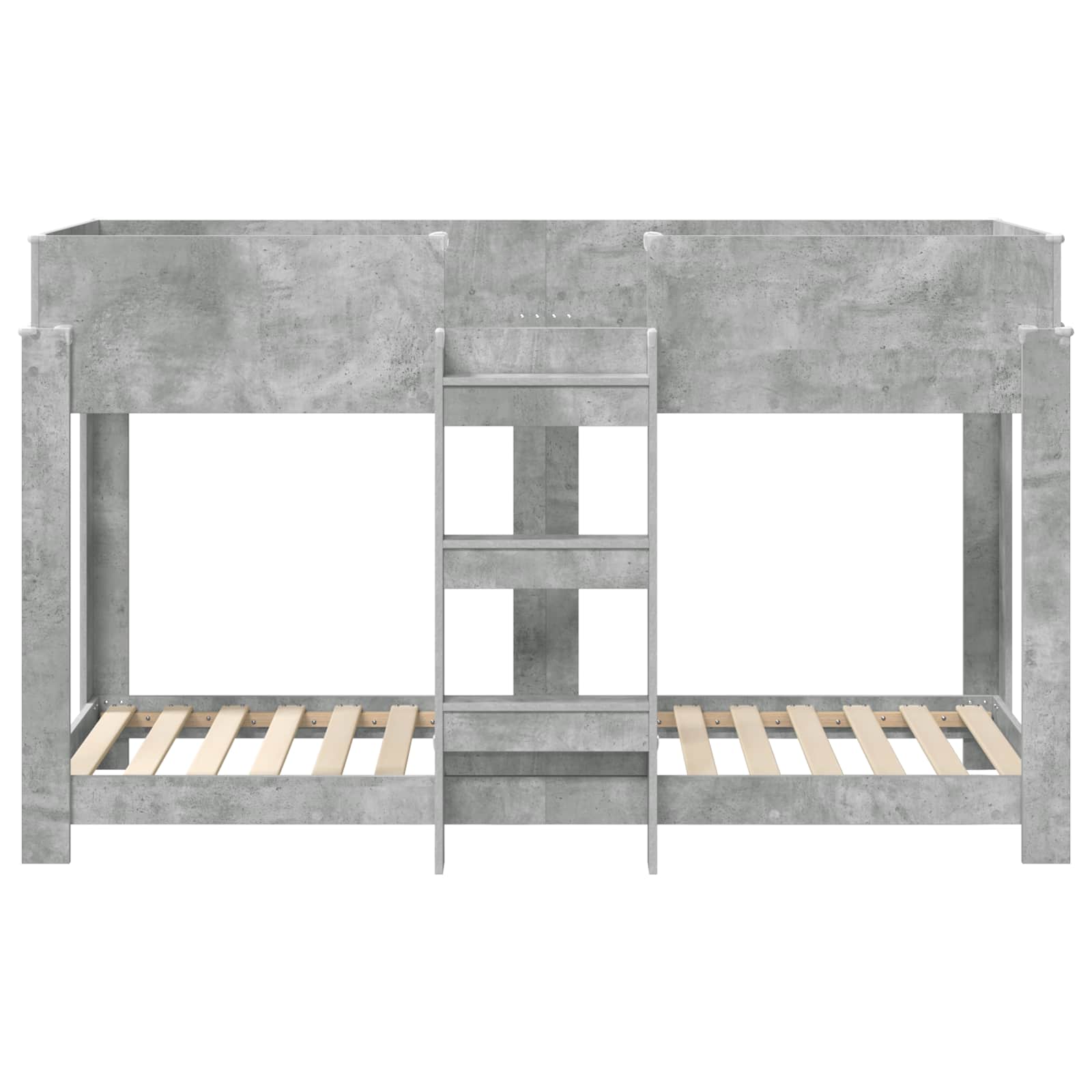 Krevet na kat za djecu Betonski sivi 75 x 190 cm