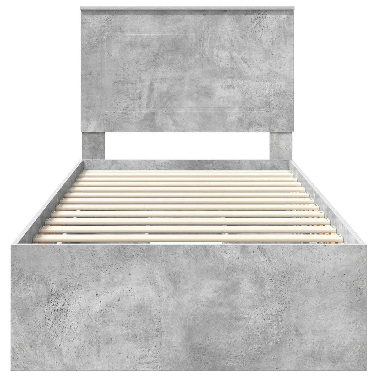 Krevetna konstrukcija s ladicama Betonski sivi 90 x 200 cm